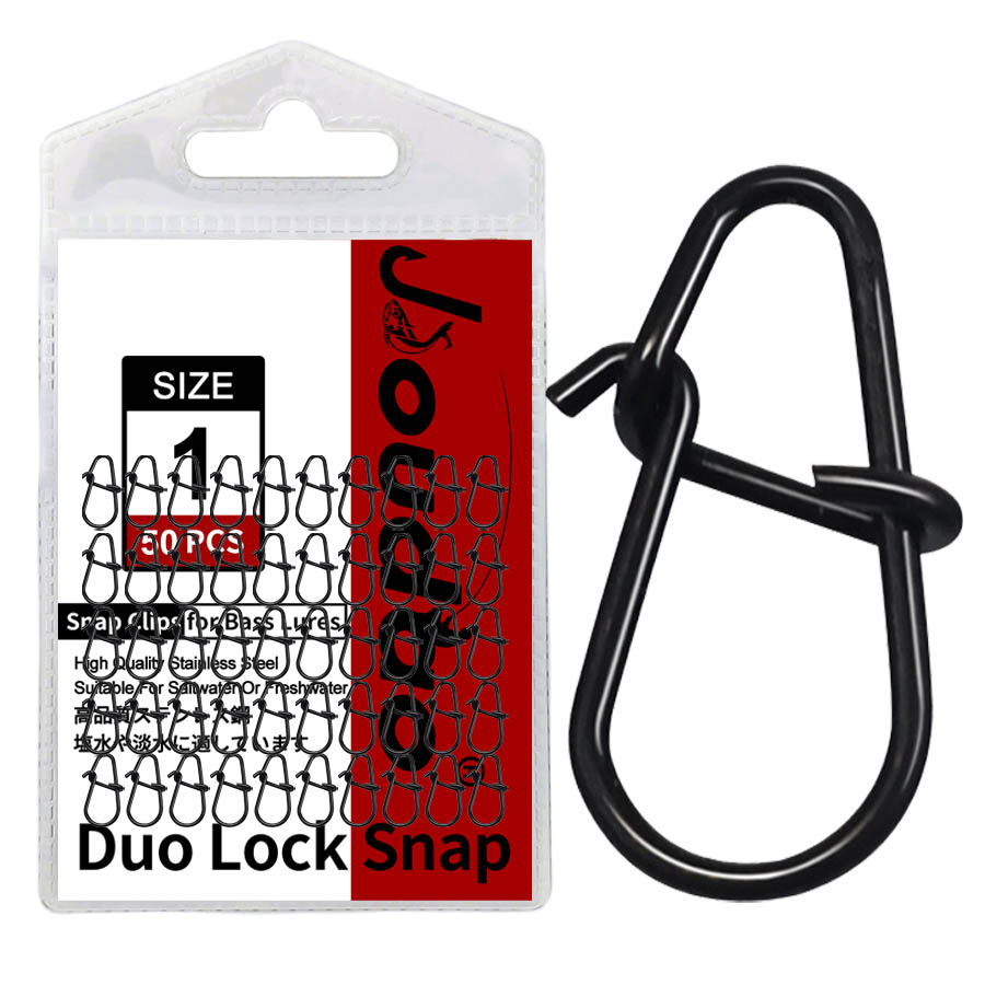 Fishing Hook Remover - 50 Stück Crankbait Snaps Edelstahl Duo