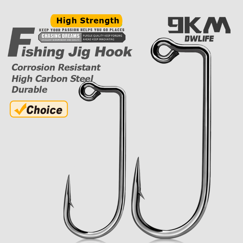 Fishing Hook Barbless - 9KM 90-Grad-Jighaken 50~200 Stück Angelhaken Aberdeen