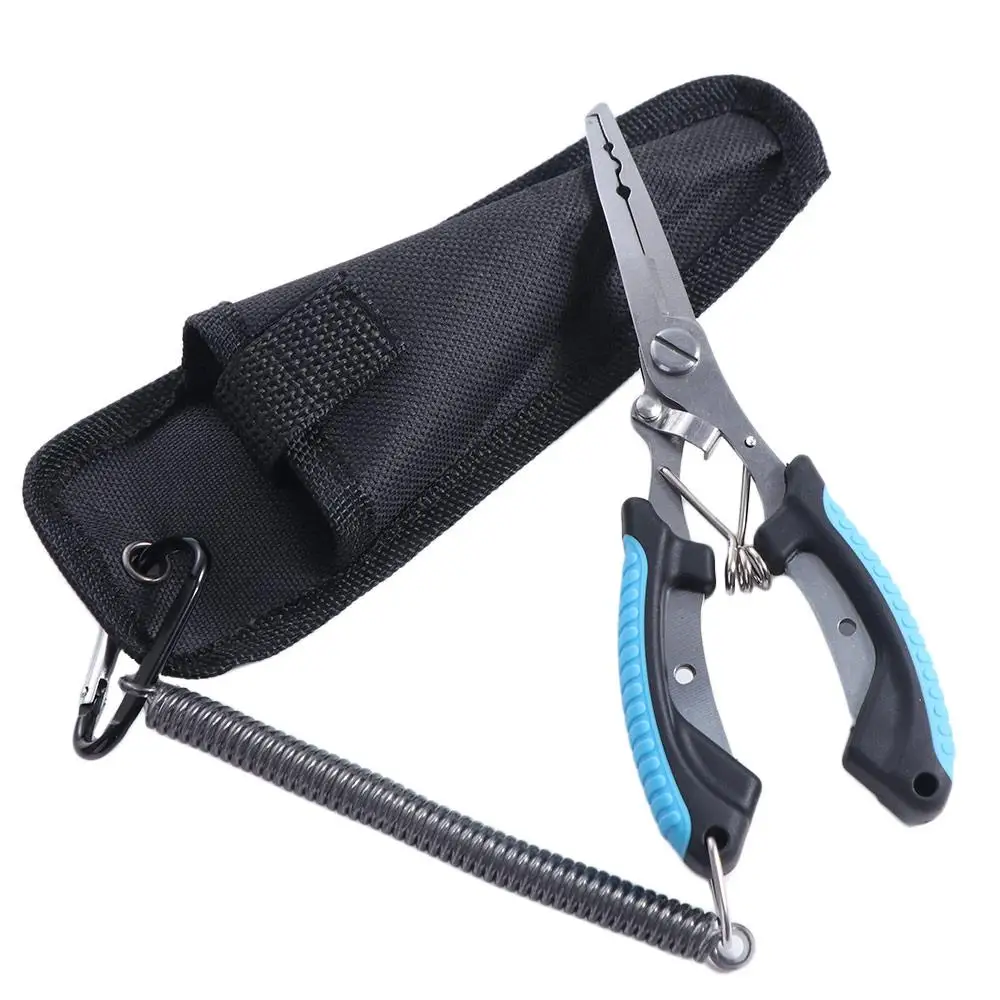 Fishing Hook Sharpener - Edelstahl-Angelzange, Hakenentferner, Salzwasserbeständige Angelschere, Fischenschnur-Schneider, Angelwerkzeug