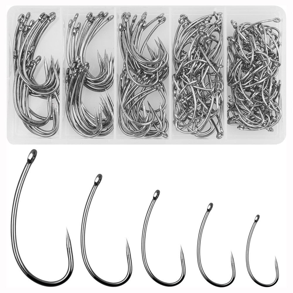 180 Stück Barbless Angelhaken  – Fishing Hook Assortment Bewertung und Preis