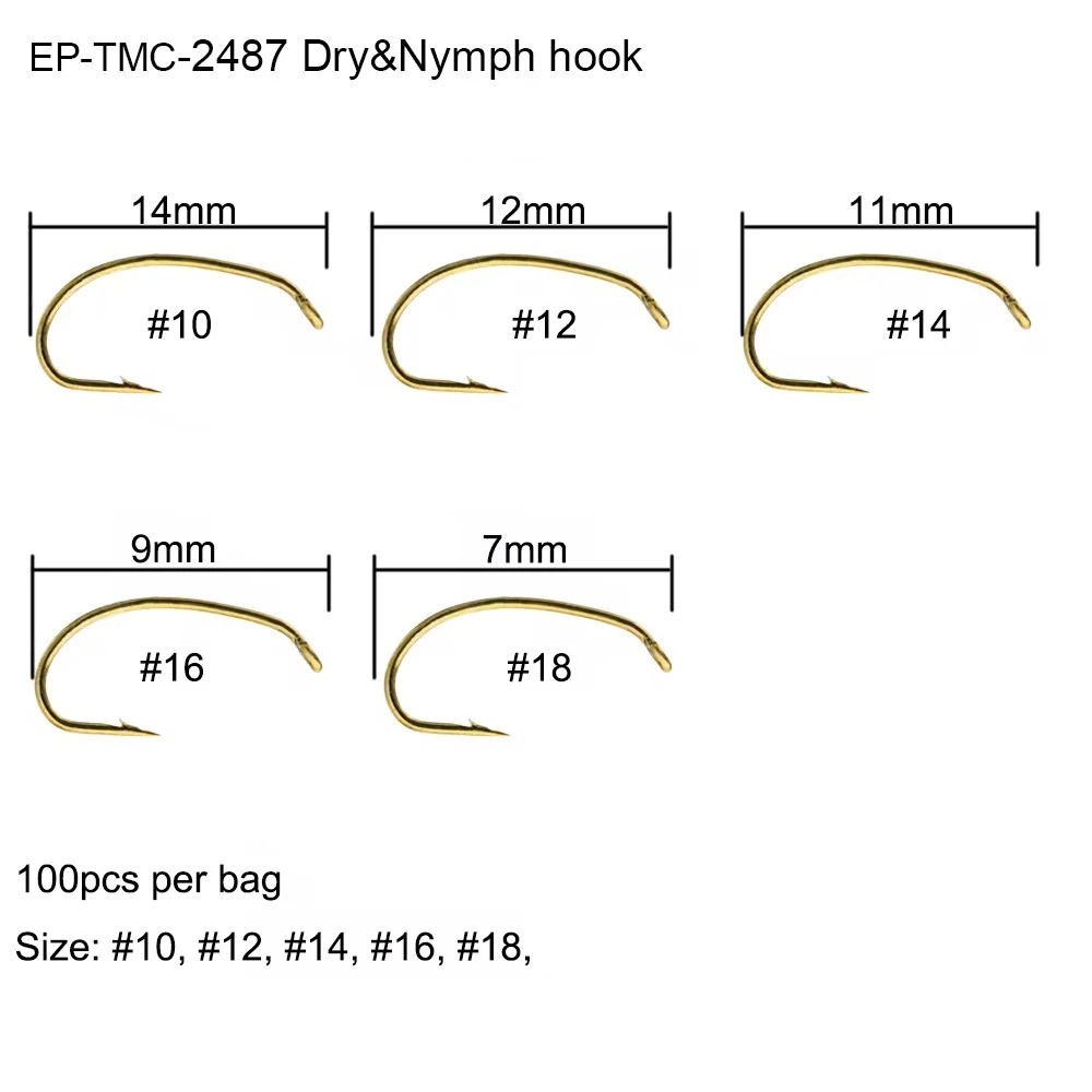 Eupheng 100 Stück EP-TMC2487 T – Fishing Hook Barbless Bewertung und Preis