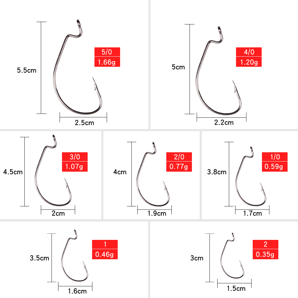 LUSHAZER 10 teile/los Carbon S – Fishing Hook Assortment Bewertung und Preis