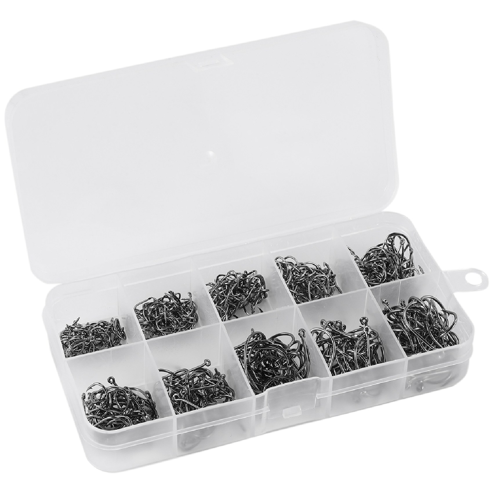 Neu eingetroffen: 500 Stück/Se – Fishing Hook Size Bewertung und Preis