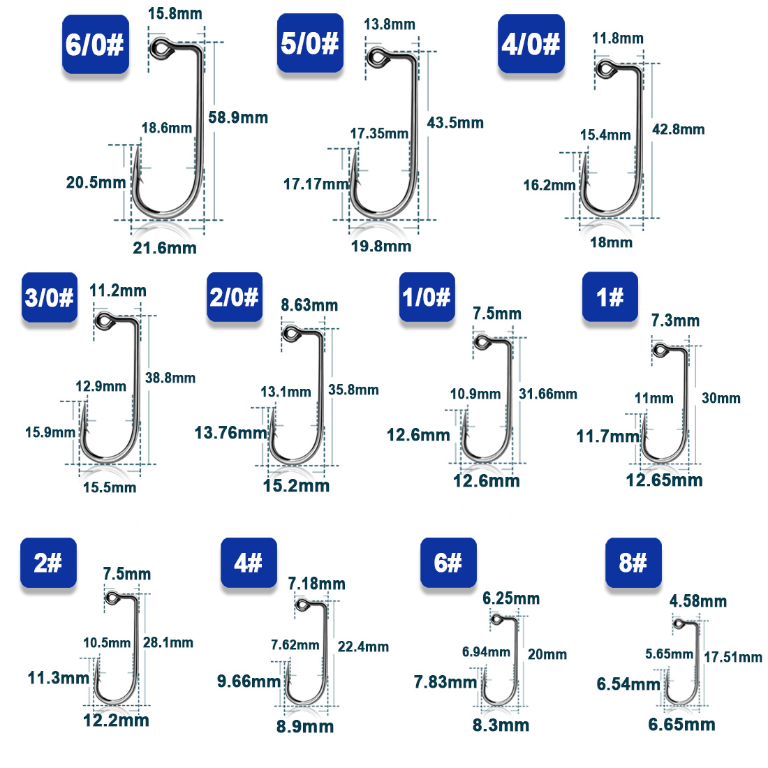 9KM 90-Grad-Jighaken 50~200 St – Fishing Hook Barbless Bewertung und Preis