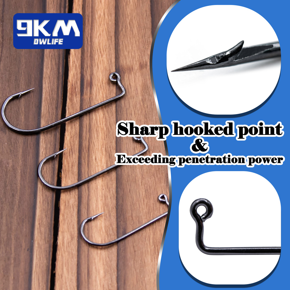 9KM 90-Grad-Jighaken 50~200 St – Fishing Hook Barbless Bewertung und Preis